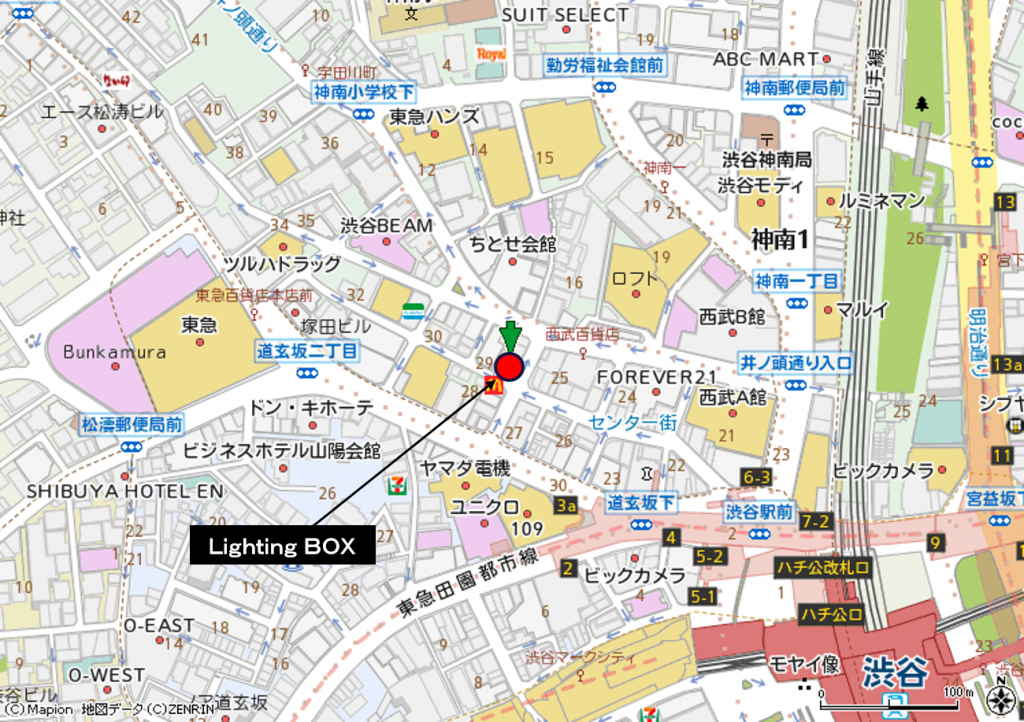 渋谷センター街 Lighting BOX