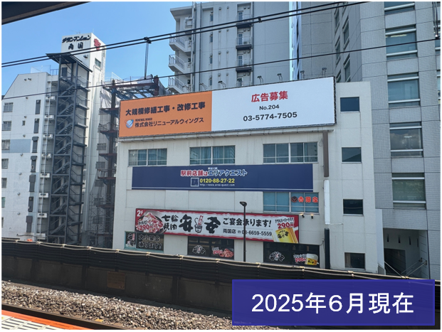 両国駅ホーム前　白井ビル