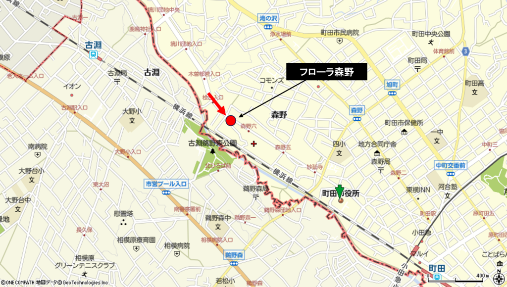 町田駅前通り　フローラ森野
