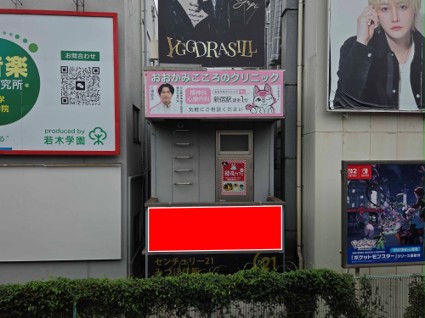 新大久保駅　レーヴビル（壁面）