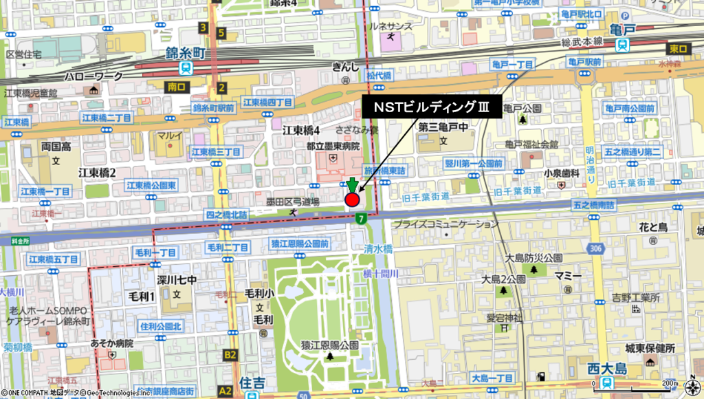 首都高速７号線　NSTﾋﾞﾙﾃﾞｨﾝｸﾞⅢ